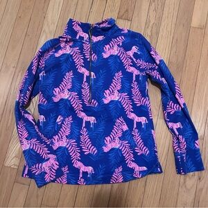 Lilly Pulitzer Long Sleeve popover - Blue and Pink